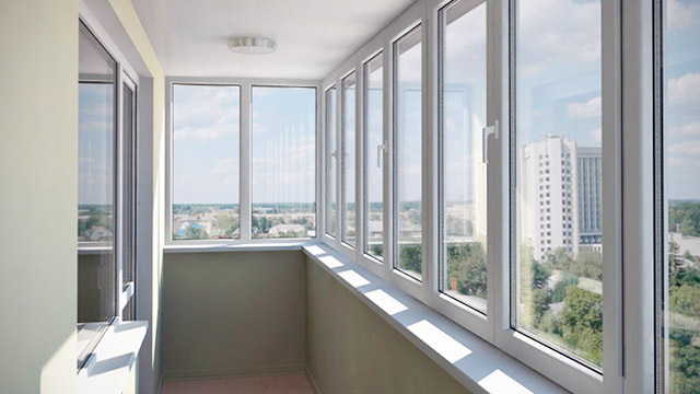 Пластиковые окна на балконы и лоджии с установкой Калининец
