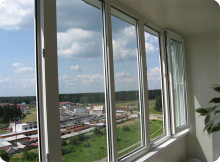 пластиковое окно балконное Калининец