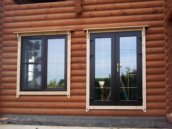Установка пластиковых окон в деревянном доме Калининец