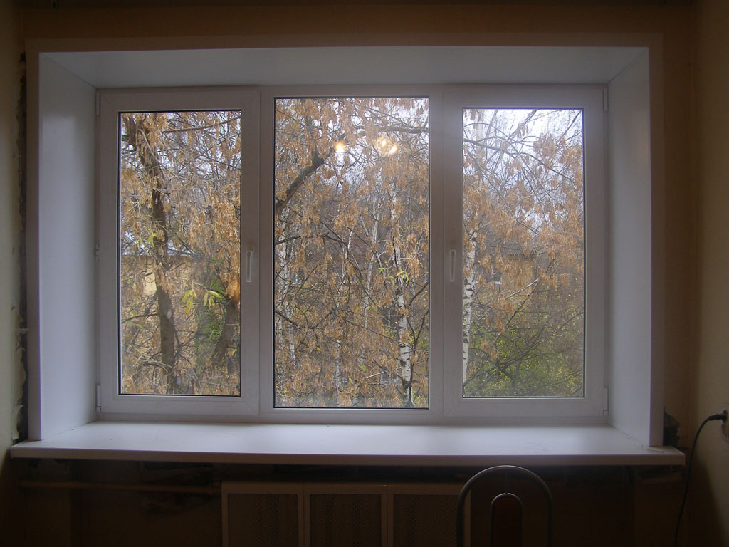 Готовые пластиковые окна для дачи и дома Калининец